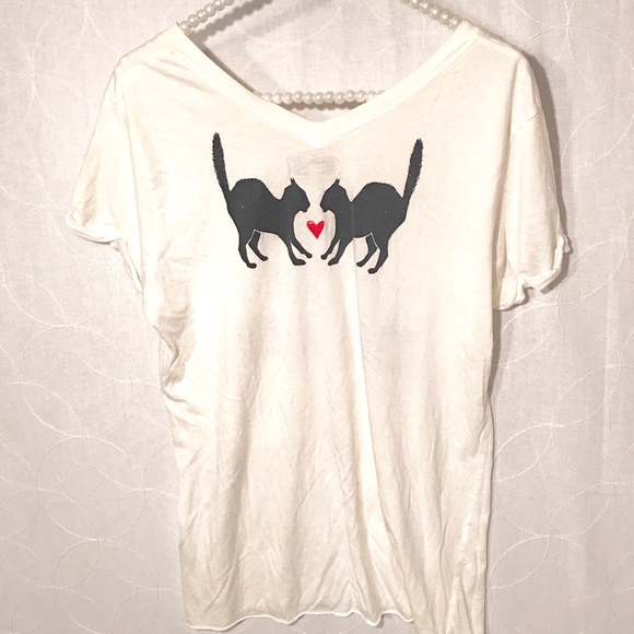⚡️SOLD⚡️ZARA: Love Tee - Picture 3 of 4